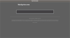Desktop Screenshot of blackprint.com